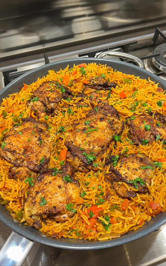 One Pan Chicken & Rice