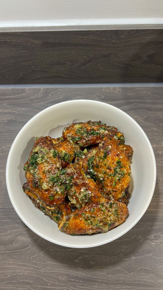 Crispy Garlic Parmesan Wings